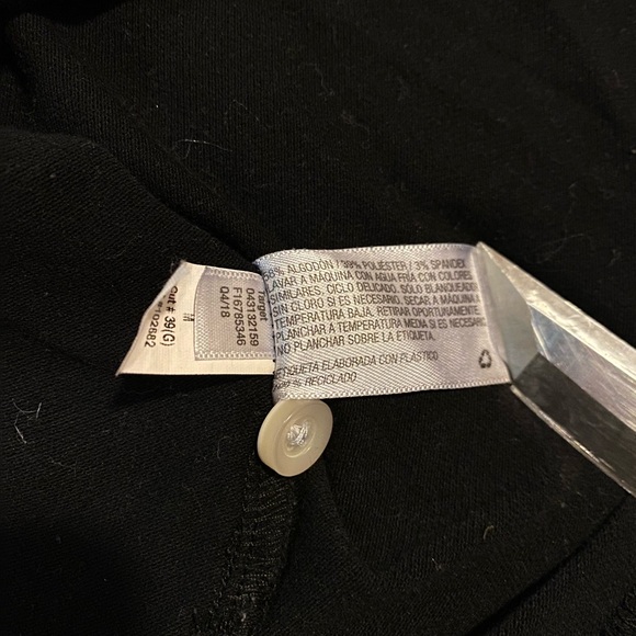 Goodfellow Black Loring Polo Shirt Medium - Picture 4 of 4